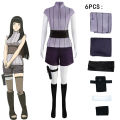 Anime Naruto Hinata hyuga Trang Phục Cosplay shippūden hyuga Màu Tím Quần toàn bộ Đen xanh dương cosplay hyūga Hinata 100cm tóc dài thẳng. 