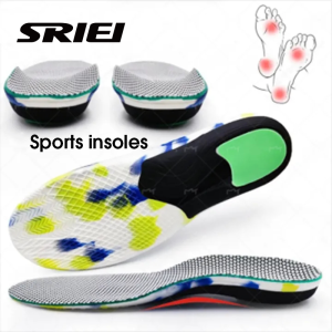 SRIEI 1 Pair Sports Shoes Insert Flatfoot Running Insoles Arch Support Insole Heel Pain Relief Shoes Pad