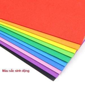 Set 10 Tờ Giấy Xốp Eva Dày Size A4 Nhiều Màu Sắc_ giấy thủ công - xốp nguyên liệu làm hoa lá...
