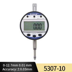 SHAHE 0-12.7/25.4 mm 0.01 mm Digital Micron Indicator Gauge Industrial/Home Use Measuring Instruments Indicator
