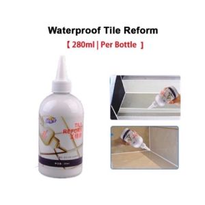 Ready Stock Waterproof Tile Reform Grouting Fix 280ml Genuine DIY Anti-Fungus Adhesive for Floors and Walls