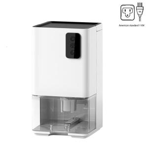 110V Portable Dehumidifier For Home Bedroom Basement Humidity Control Quiet Dehumidifier with Relaxing 7 Color Light