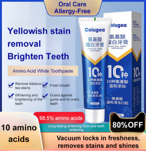 4xWizKWV ยาสีฟันฟอกสีฟันกรดอะมิโน ขจัดคราบฟัน คราบควัน ปรับปรุงฟันเหลือง ยาสีฟันโปรไบโอติก ยาสีฟันลมหายใจสดชื่น (optimized)