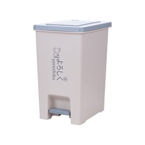 Thùng rác đạp chân 15L có nắp đóng chậm cao cấp