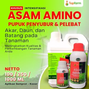 Asam Amino Pertanian / Asam Amino Nutrisi Tanaman / Pupuk Asam Amino Super / Pupuk Asam Amino Untuk Durian / Pupuk Asam Amino Cair / Pupuk Asam Amino Plus / Asam Amino Untuk Cabe