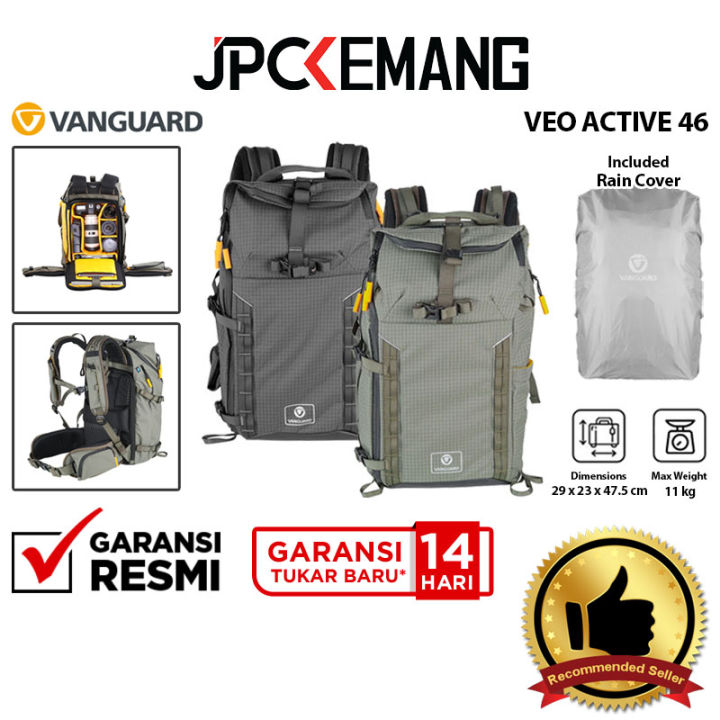 Vanguard VEO Active 46 Backpack Camera 25L Tas Kamera Ransel JPC KEMANG