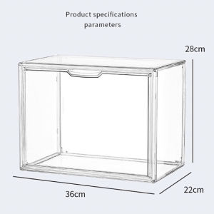 【COD】Storage Organizer Blind Box Acrylic Display Box Transparent Toy Stackable Doll Figure Case Sanrio Lego Pop mart手办收纳盒