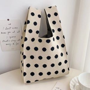 Tas Tangan Knot Bag Korean Fashion Knot Bag Bahan Rajut Style Knitted Bag