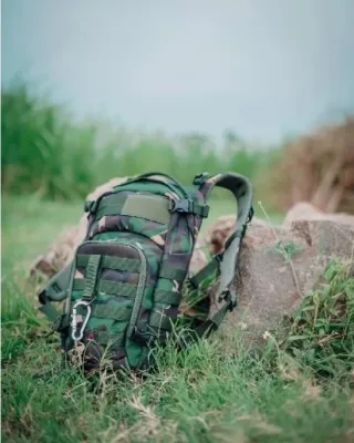 Tas ransel sepeda Black tactical bagpack Tentara TNI POLRI military hydropack CT14