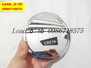 Ốp Nắp Xăng Xe Huyndai Creta 2026-23 Mẫu Nhựa ABS Mạ Crom Sáng Bóng