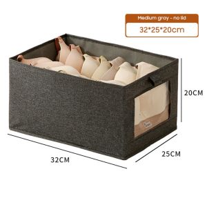 Drawer-Style Storage Cabinet Clothing Storage Box Wardrobe Folding Dust-Proof Wonder Pants Fabric Storage Organizer Box Large Toy Fabric Box Multi-Functional Stackable Organizer Box Space-Saving