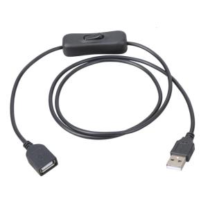 USB Extension Cable USB 2.0 Male To Female Extender 480mbps Data Transfer USB2.0 Extension Cable with Switches for PC