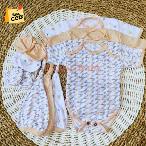 12Pcs Paket Lahiran Jumper Bayi Baru Lahir SNI Topi set Sartaki Paket Lahiran Jumper Baby Gift Set Baby Newborn Seri Coksu- Juragan Lebak