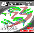 STRIPING PREMIUM Kawasaki Ninja R Ninja SS BISA HOLOGRAM List Sticker Variasi Nar 50. 