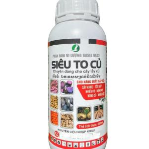 PHÂN BÓN SIÊU TO CỦ (chai 500ml) - CỦ TO CHẮC THỊT NẶNG KÝ