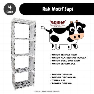 Lemari Serbaguna Bisa Buat Baju Buku dll. LEBIH BESAR & KUAT Rak Serbaguna - WHITE DOLL LUCU