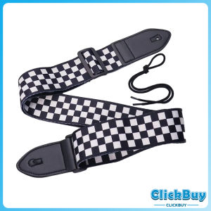 ClickBuy สายสะพายกีตาร์ สายสะพาย 80-135cm แข็งแรง กันน้ำ กันเหงื่อ กว้าง 5cm guitar belt