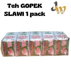 Teh GOPEK Teh Wangi Slawi 1 Pack isi 10 pcs