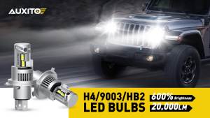 [NaJUAN]Q16 2 Bóng Đèn Pha LED H4 100W 20000Lm Siêu Sáng H4 9003 Hb2 Bóng Đèn Pha Ô Tô