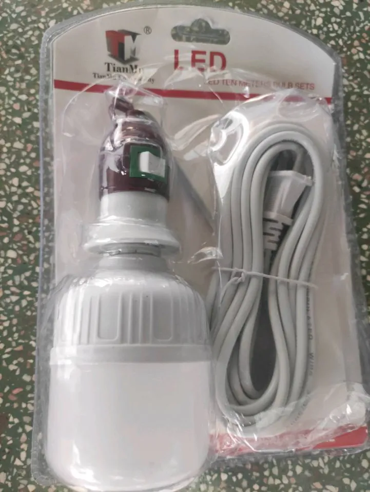 Bóng đèn led 20W kèm đuôi đèn có công tắc và dây dài 5m siêu tiết kiệm điện an toàn cao cấp - Lazada | Lazada.vn