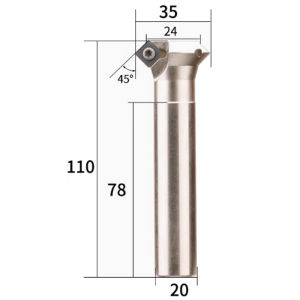 CNC Chamfering Cutter/High Efficiency Machining Hardening/SD45 Chamfering Cutter