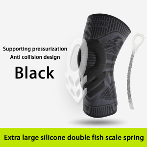 NEENCA Sports Knee Protector 1 Piece Suitable For Fitness Weightlifting Support With Silicone Soft Cushion Slip And Collision Simulation Assistive Support Fixator Sports Protective Equipment