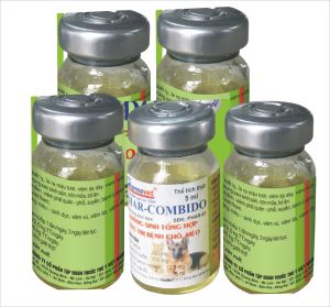Phar-Combo - Chuyên dùng cho chó mèo. Viêm phổi tiêu chảy. Dạng dung dịch