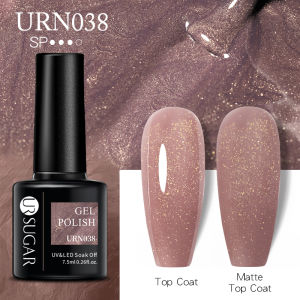 UR SUGAR Gel Nail Varnish 7.5ml Colorful Gel Nail UV Polish Bling Sequins Soak Off Manicuring