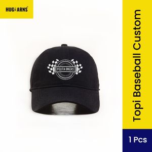 HUGeARNS - Topi Bordir Custom Premium / Topi Custom Corporate Merchandise / Topi Custom Bordir Nama / Topi Custom Bordir / Custom Topi / Topi Bordir Custom / Topi Custom Desain Bordir Nama Logo / Topi Custom Desain Pria Dan Wanita Topi Custom / Topi