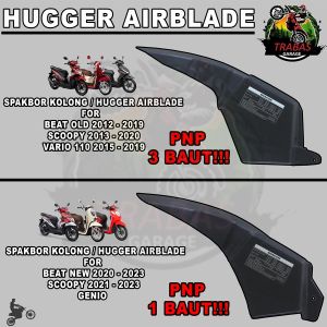 HUGGER BEAT FI F1 ESP DELUXE STREET SCOOPY GENIO 2012-2024  NEW OLD SPAKBOR KOLONG HUGER AIR BLADE