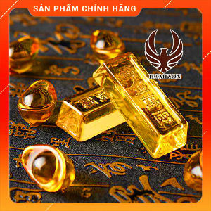Mô hình thỏi vàng khối thần tài mang vận may & tài lộc vật phẩm phong thủy độc đáo