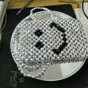 bag 2021 New Trendy Fashion Pearl Smiley Face Crossbody BagVersatile Lipstick Bag Factory Direct Sale