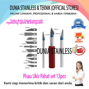 Pisau Ukir Pahat Set 13pcs