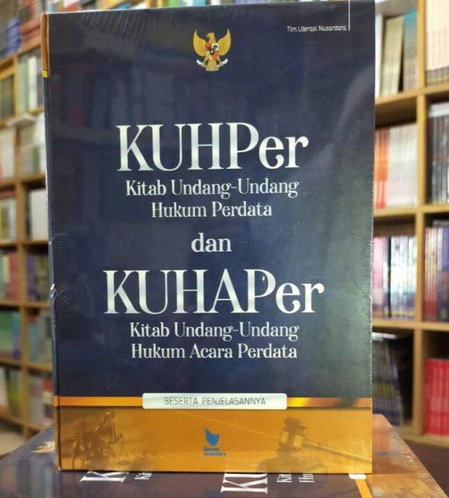 Buku KUHPer Kitab Undang-Undang Hukum Perdata Dan KUHAPer Kitab Undang ...