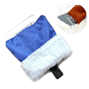 FXUP 2-in-1 Design Car Snow Scraper Glove Scratch-Free Warm Glove Car Cleaning No Frostbitten Hands Snow Removal Ice Removal Clean Tool Winter Travel
