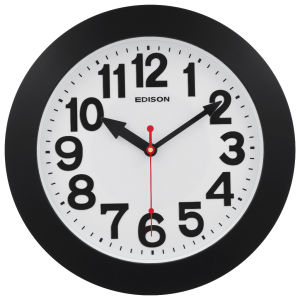Jam Dinding Edison Sweep ES 410 T73 Timbul Diameter 410mm 41cm