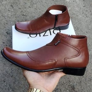SEPATU KULIT ZIPPER TERBARU PANTOFEL PORMAL KANTOR KONDANGAN KERJA PRIA