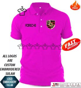 SUPERCARS RACING F1 TEAM EMBROIDERY LOGO COLLARED T SHIRT FOR MEN AN WOMEN PORCH1