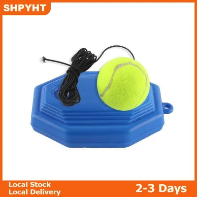 SHPYHT Self Practice Tennis Trainer Kit Rebound Base with Tennis Ball for Home Professional Training Aid Set