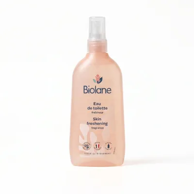 Biolane Skin Freshening Fragrance 200ml – Alcohol-Free Citrus Floral Mist for Babys Daily Refresh [EXPIRY DATE 02/2028]