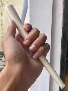 pipa gg asli lokal panjang 19cm bulat lengkung tebal mulus asli