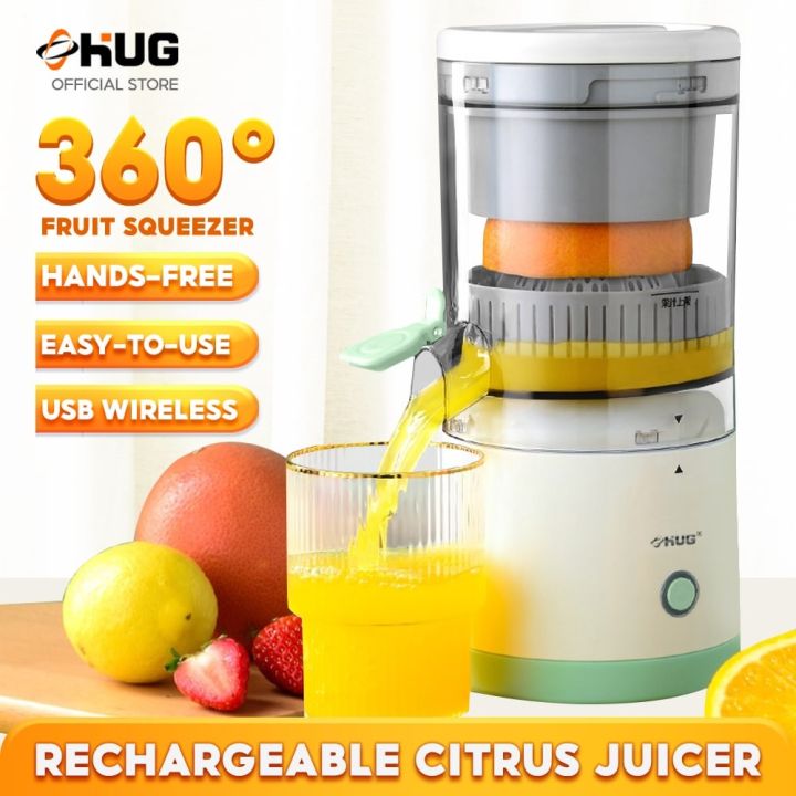 Rechargeable Electric Wireless Citrus Juicer Powerful Motor Portable Orange  Fruit Squeezer CJY-8024