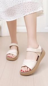 [Free Shipping] WomenS Sandals For Mothers Summer Shoes For Middle-Aged And Elderly Women New Non-Slip Soft-Soled Flat Shoes Comfortable Casual Shoes