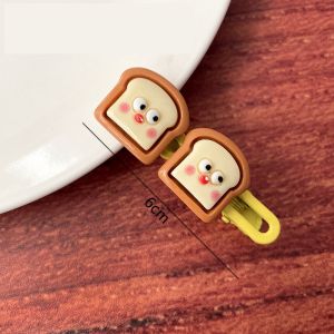 Kẹp tóc đồ ăn sáng đồ ăn vặt siêu ngộ nghĩnh dành cho bé gái đi học đi chơi mới nhất 2025