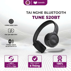 [Vườn Công Nghệ] Tai Nghe Bluetooth Chụp Tai Tune 520BT Chính Hãng - Âm Thanh Sống Động Pin Trâu 57H Bluetooth 5.3