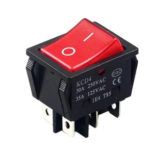 30A 250VAC Illuminated Toggle Switches Replacement 6 Pin 2 Position Rocker Toggle Switches Marine Boats Rocker Switches