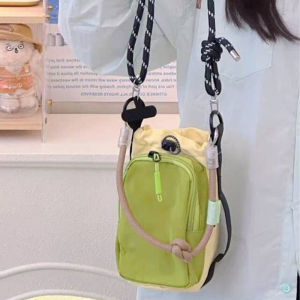 Thể thao ngoài trời Túi đeo chéo nhẹ Túi đựng điện thoại di động Túi đựng chai nước Túi nylon Túi đeo vai Dây rút Túi đeo chéo 2026