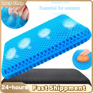 Gel Seat Cushion Double Thick Egg Gel Cushion Pressure Relief Breathable Chair Pad Car Seat Office Chair Soft Cushion