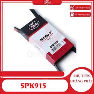 Dây Curoa Tổng Ngoài Xe Suzuki Ertiga / Suzuki XL7 / Suzuki Grand Vitara đời 2015-2021 Mã 5PK915 Thương hiệu Gates- Mỹ Hàng Chính Hãng 100%