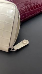 Long womens bag with a high-end feel embossed phone pouch large-capacity clutch bag
